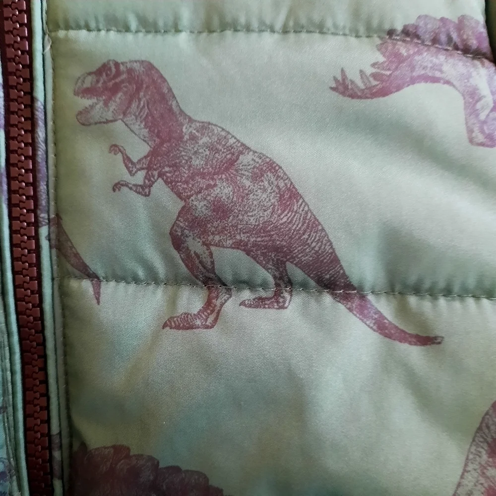 Oshkosh Green Dinosaur Coat 12MO